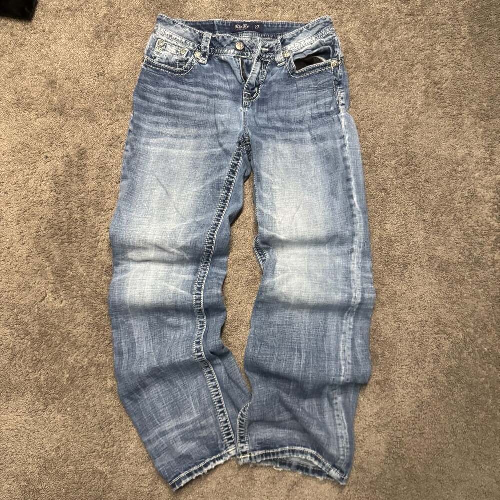 Miss Me Good Fade Mid-Rise Bootcut Jeans Size 27 Style E58378B